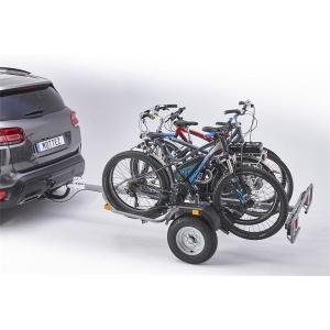 Porte-vélos remorque sur attelage Mottez Zeus pour 4 vélos