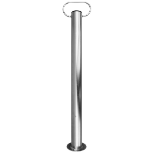 Béquille, support fixe UNITRAILER pour remorque plateau 150 kg,48 mm, 600 mm