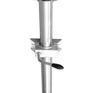Béquille, support fixe avec collier UNITRAILER 150 kg, 48 mm, 600 mm