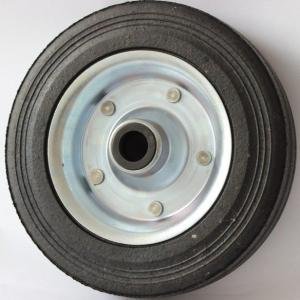 Roue de secours pour WINTERHOFF 200VB, roue jockey en caoutchouc plein 200x50 mm