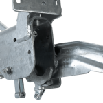 Dispositif de dépassement KNOTT KF27B avec attelage K27A pour remorque de 2700kg avec timon en V et support de roue de support