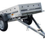 Remorque légère 200x106 UNITRAILER GARDEN 200 KIPP avec côtés BIS et bâche en aluminium
