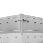 Remorque légère 200x106 UNITRAILER GARDEN 200 KIPP avec côtés BIS et bâche en aluminium