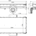 Remorque 230x125 UNITRAILER GARDEN 230 KIPP