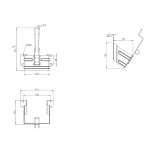 Support de montage LOKHEN pour cale de roue G46, galvanisé