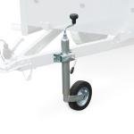 Roue jockey avec collier WINTERHOFF ST48-200VB+KLE48, 150 kg, 48 mm, 505-725 mm