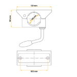 Collier de serrage pour roue jockey UNITRAILER 48 mm