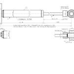 Amortisseur pour AL-KO 2.8 VB1 dispositif de freinage/frein pour remorque 3500 kg
