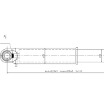 Amortisseur hydraulique PIVEXIN pour essieux de remorque 750-1800kg pour essieux simples et tandem