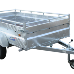 Remorque métal Robust 2 essieux 253x134x50 cm 750 Kg