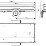 Remorque simple essieu Unitrailer GARDEN TRAILER 264 KIPP