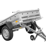 Remorque à un essieu 150x106 UNITRAILER GARDEN 150 KIPP avec bâche en aluminium