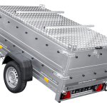 Remorque légère 200x106 UNITRAILER GARDEN 200 KIPP avec côtés BIS et bâche en aluminium