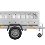 Remorque légère 200x106 UNITRAILER GARDEN 200 KIPP avec côtés en filet