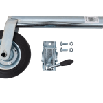 Roue jockey avec collier UNITRAILER 150 kg,48 mm, 505-730 mm