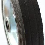 Roue de secours pour WINTERHOFF 200VB, roue jockey en caoutchouc plein 200x50 mm