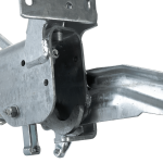 Dispositif de dépassement KNOTT KF27B avec attelage K27A pour remorque de 2700kg avec timon en V et support de roue de support