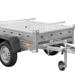 Remorque à un essieu 150x106 UNITRAILER GARDEN 150 KIPP avec bâche en aluminium