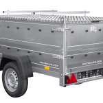 Remorque légère 200x106 UNITRAILER GARDEN 200 KIPP avec côtés BIS et bâche en aluminium