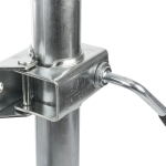 Roue jockey avec collier UNITRAILER 150 kg,48 mm, 505-730 mm