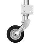 Roue jockey automatique UNITRAILER avec poignée 250 kg, 60 mm, 785-955 mm