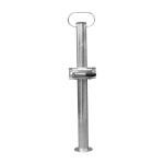 Ensemble de deux béquilles, supports fixes avec collier UNITRAILER 300 kg, 48 mm, 600 mm