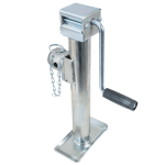 Support de manivelle extensible UNITRAILER TJ5001 pour remorque plateau 1300 kg 364-614 mm