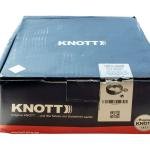 TAMBOUR DE FREIN KNOTT AVEC ROULEMENT POUR ESSIEU REMORQUE 1350KG 200X50 5X112