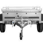 Remorque à un essieu 150x106 UNITRAILER GARDEN 150 KIPP avec bâche en aluminium