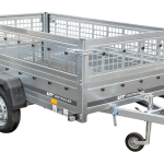 Unitrailer GARDEN TRAILER 230 KIPP (NEW) remorque voiture avec roue jockey et côtés grillagés