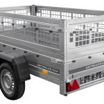 Remorque légère 200x106 UNITRAILER GARDEN 200 KIPP avec côtés en filet