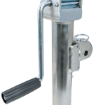 Support de manivelle extensible UNITRAILER TJ5001 pour remorque plateau 1300 kg 364-614 mm