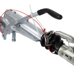 Dispositif de dépassement KNOTT KF27B avec attelage K27A pour remorque de 2700kg avec timon en V